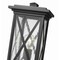 Z-Lite Brookside 1 Light Outdoor Pier Mounted Fixture, Black And Clear Seedy 583PHMR-533PM-BK - alternate 7